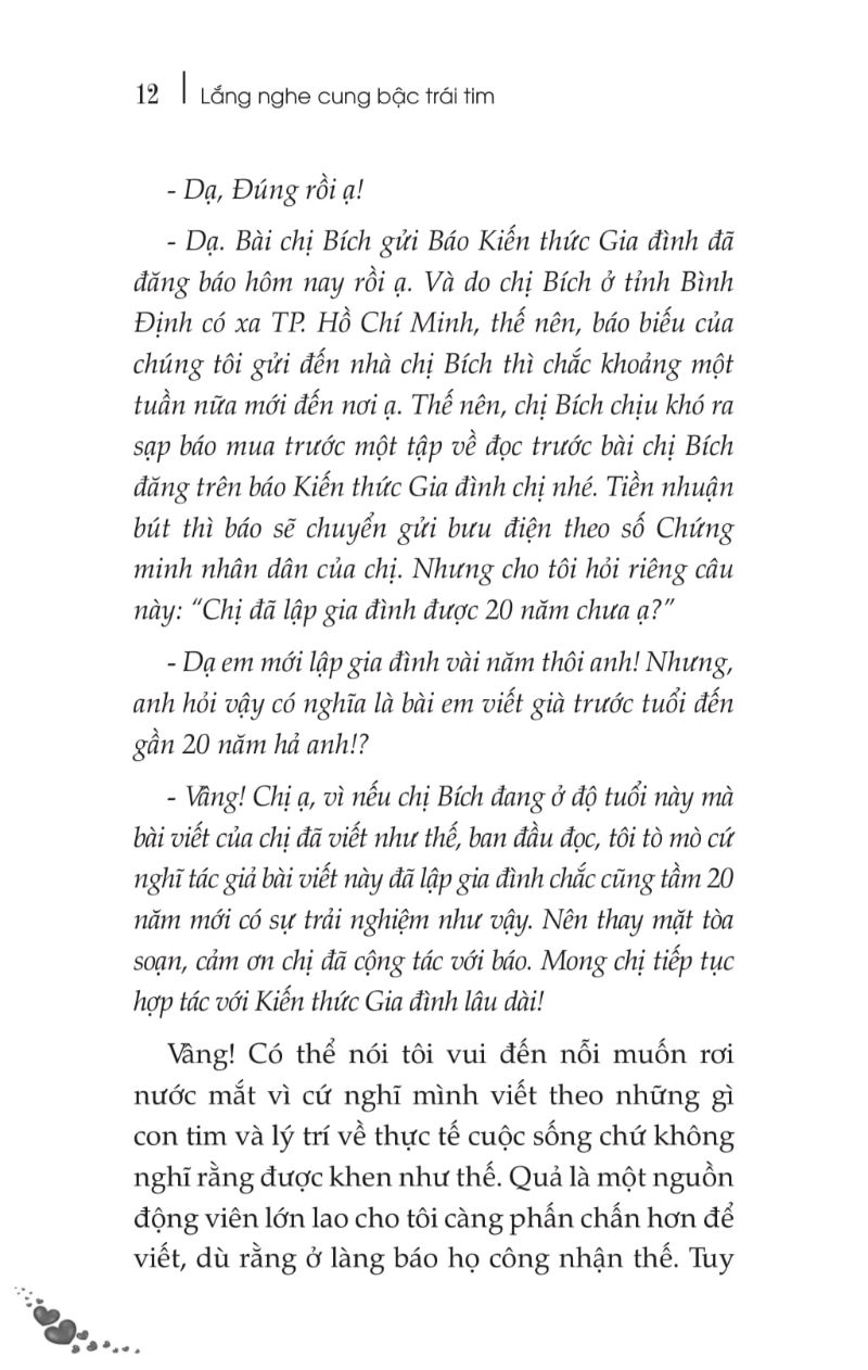 Lắng nghe cung bậc trái tim (130x205mm) Tản văn 15052019-012